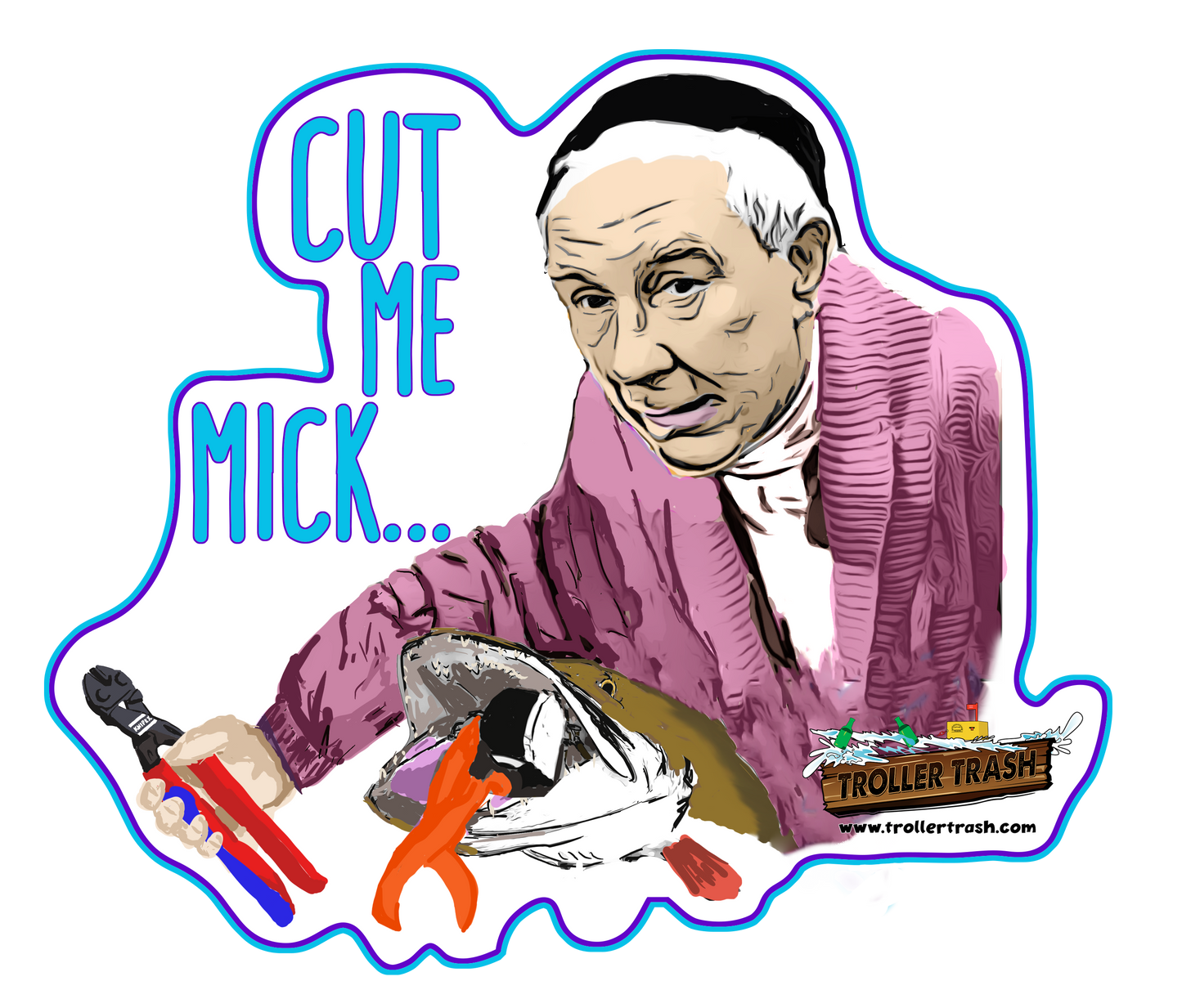 Rocky Collection Cut Me Mick Sticker