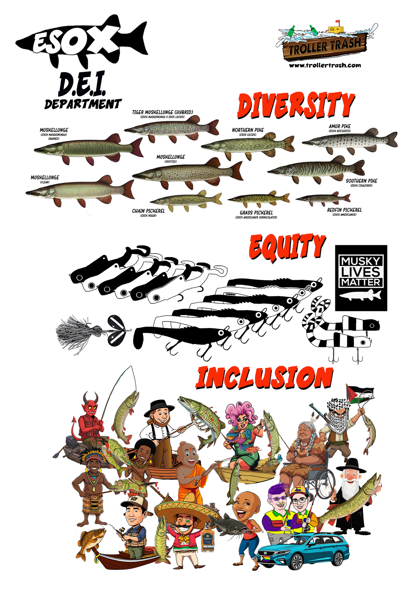 ESOX D-E-I Department Sticker