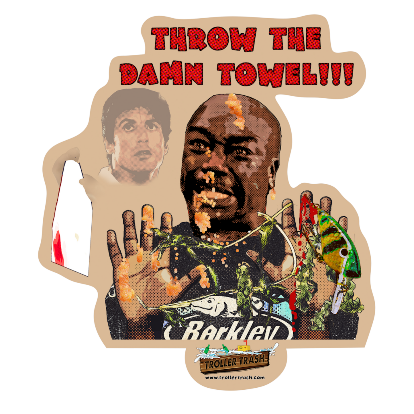 Rocky Collection Throw the Towel Sticker