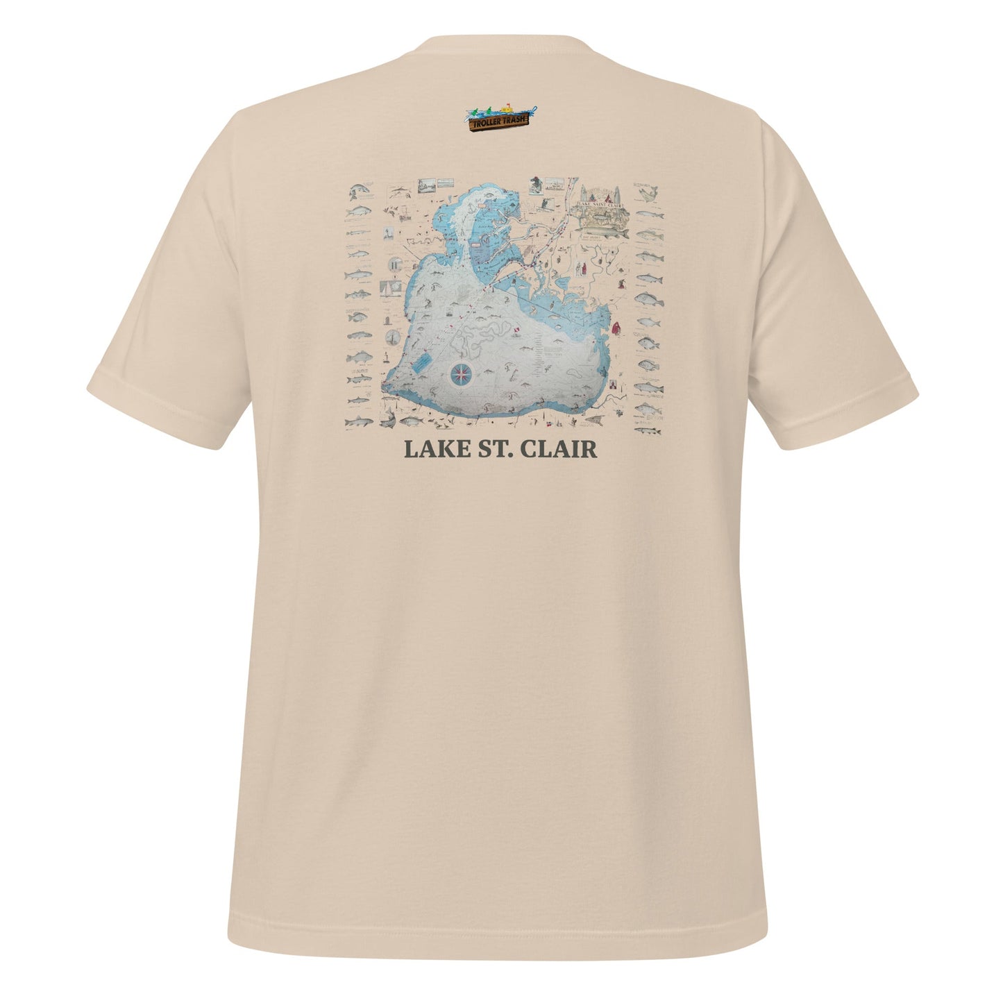 Lake St Clair Fishing Club Tee (2-Sided Print) T-Shirts