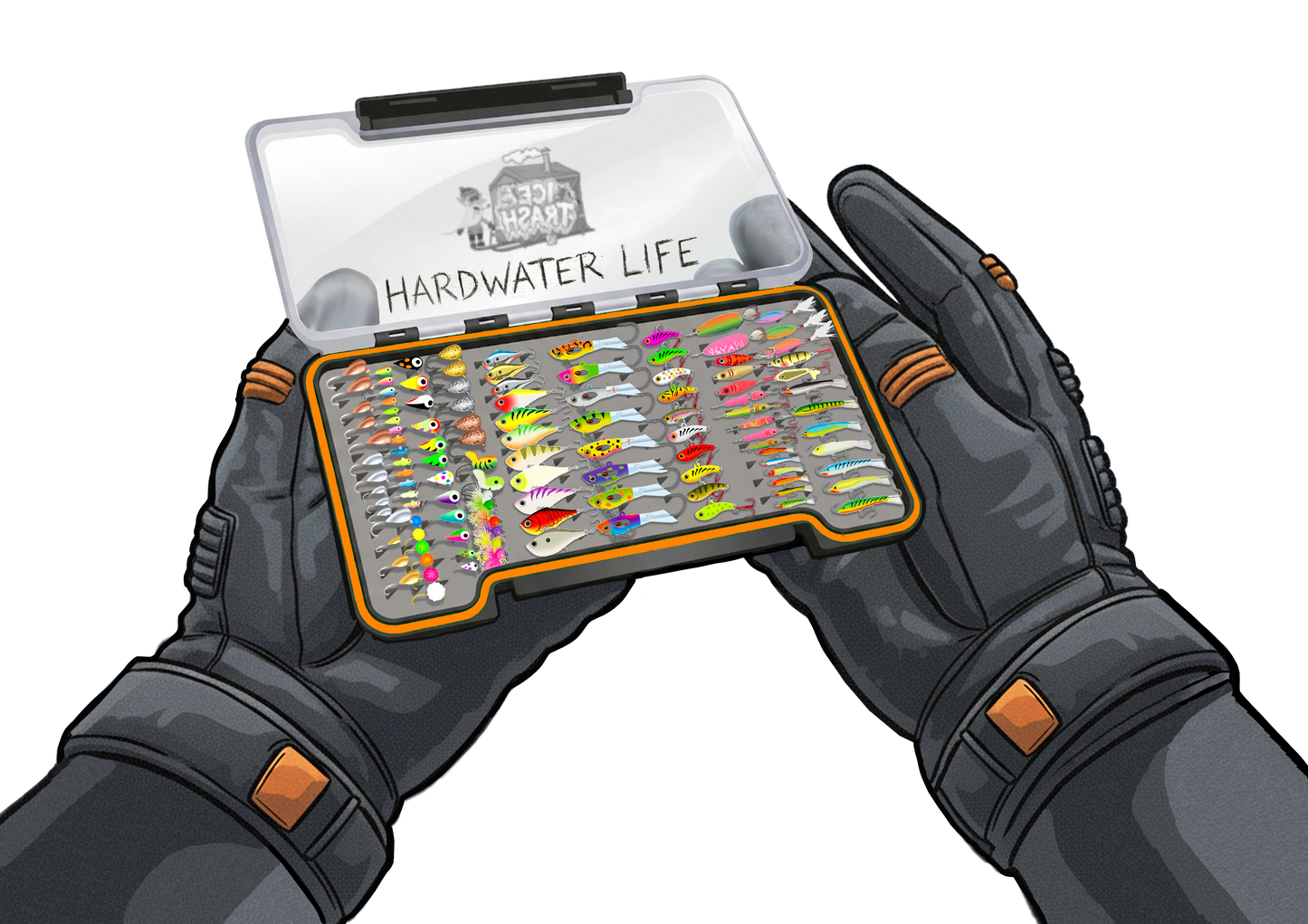 Hardwater Life Jig Box Hoodie