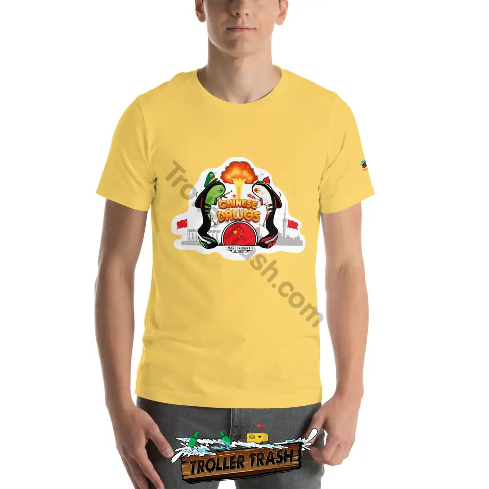 Chinese Dawgs Tee Yellow / S T-Shirts