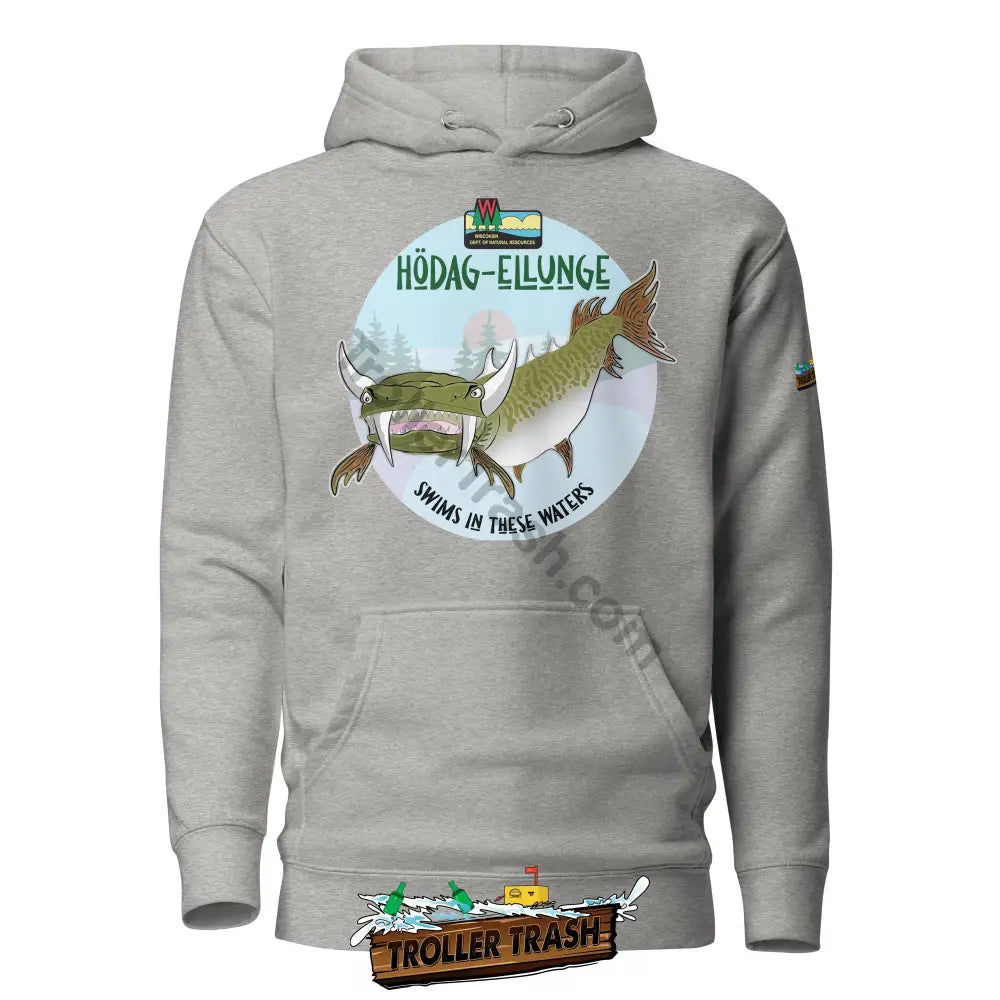 Hodag-Ellunge Hoodie Carbon Grey / S Hoodies