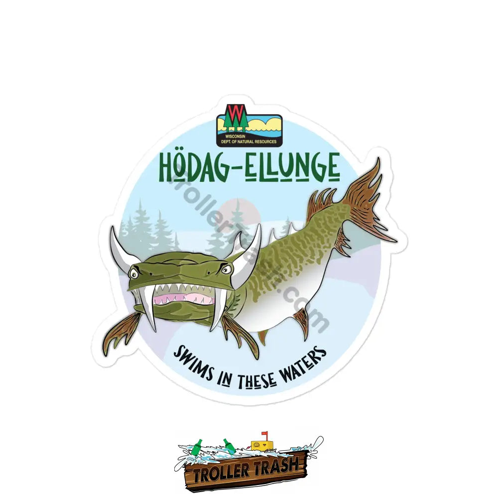 Hodag-Ellunge Sticker 4″×4″ Stickers