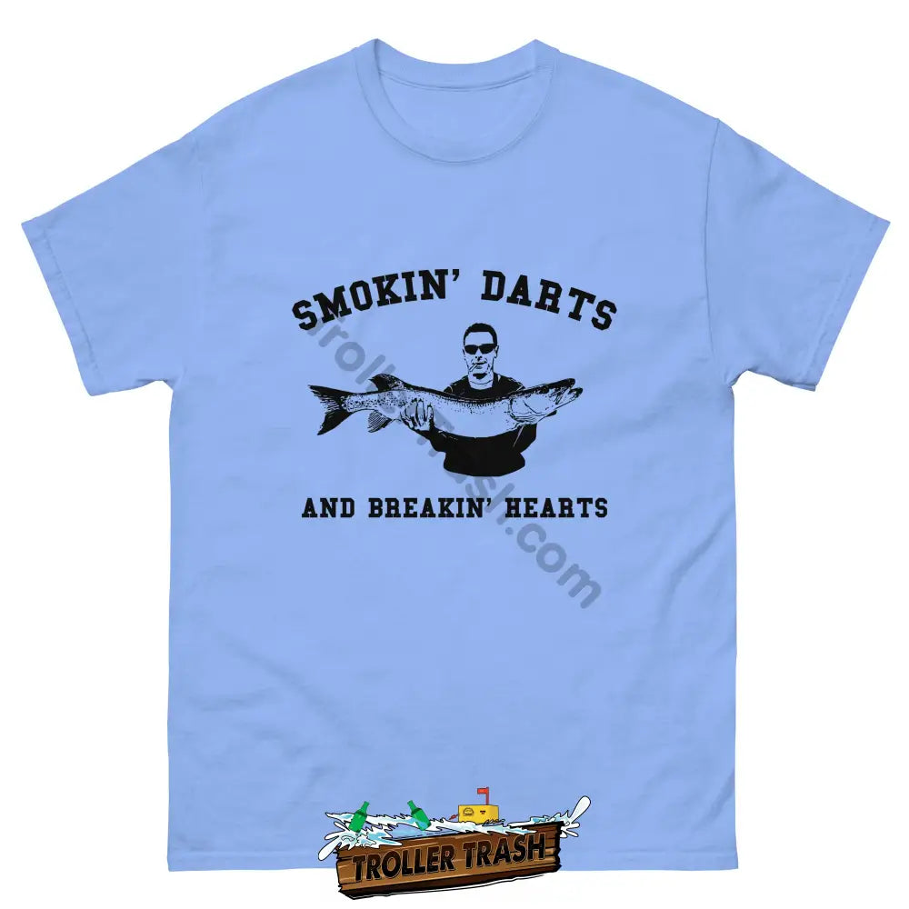 Smokin’ Darts Carolina Blue / S T-Shirts