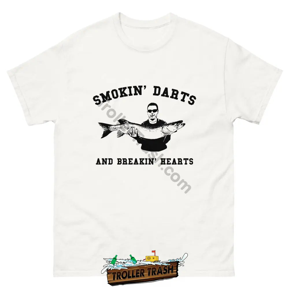 Smokin’ Darts White / S T-Shirts