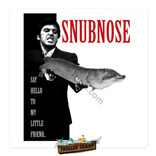 Snubnose - Say Hello To My Little Friend Sticker 5.5″×5.5″ Stickers