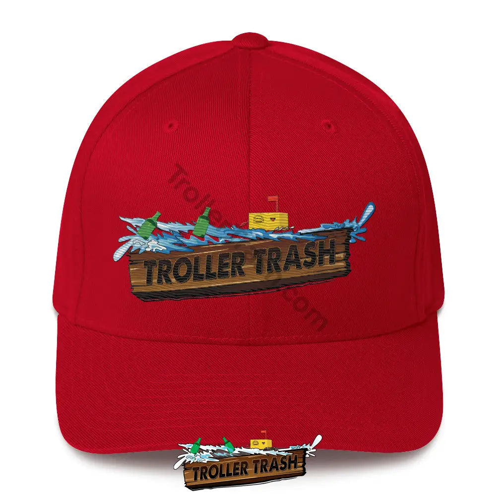 Troller Trash Flexfit Cap Red / S/M Other