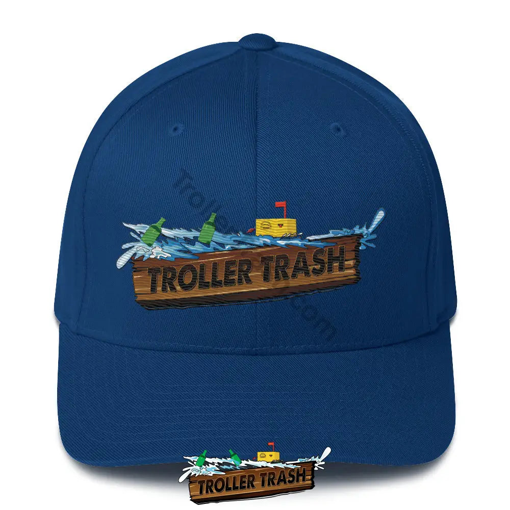 Troller Trash Flexfit Cap Royal Blue / S/M Other