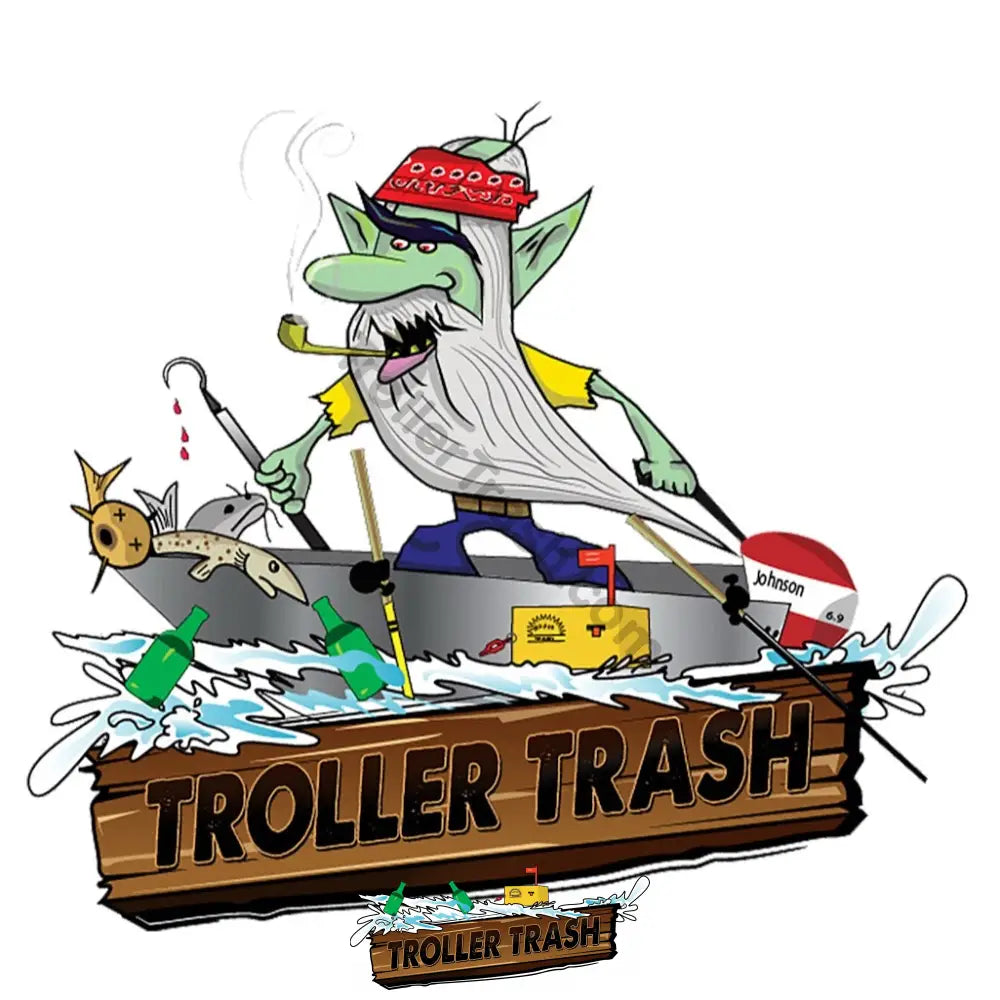 Troll Moving Sticker Troller Trash Sticker – TrashOutdoors.com