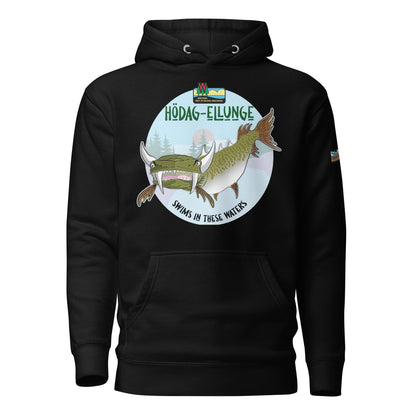 Hodag-Ellunge Hoodie Black / S Hoodies