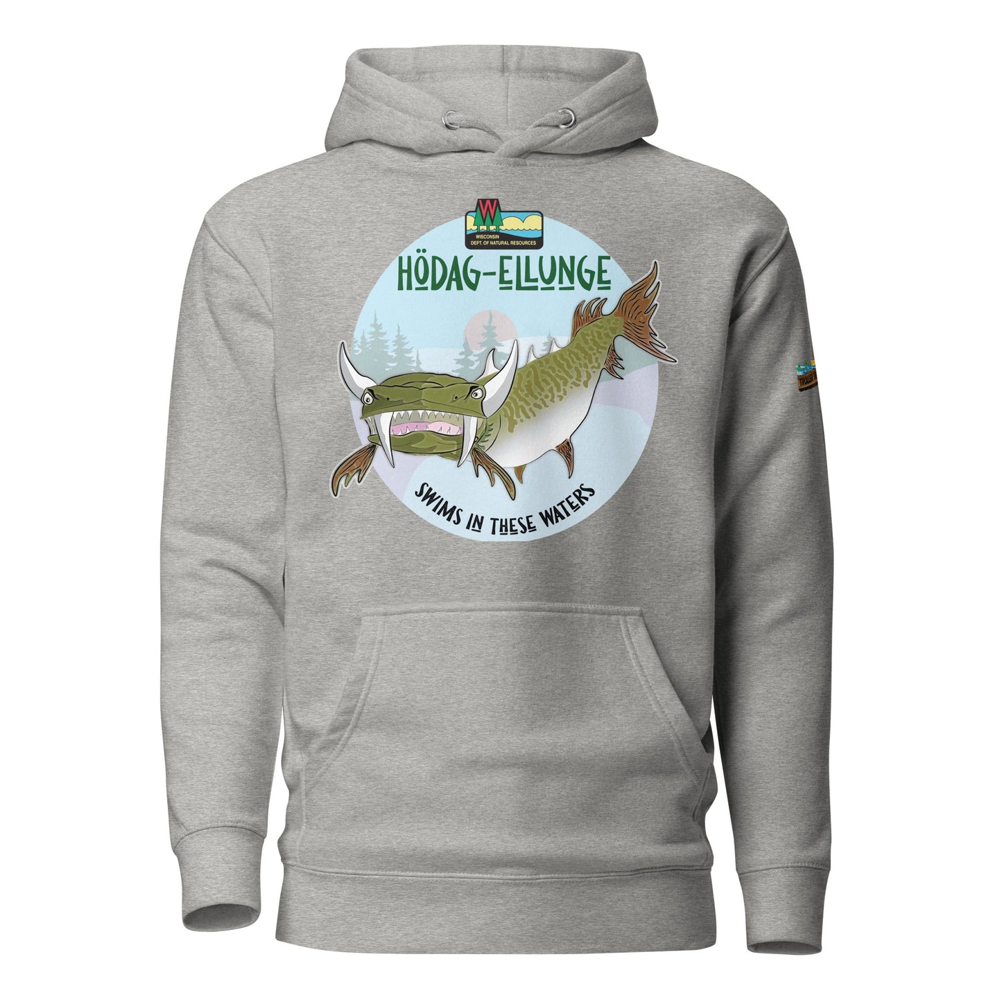 Hodag-Ellunge Hoodie Carbon Grey / S Hoodies