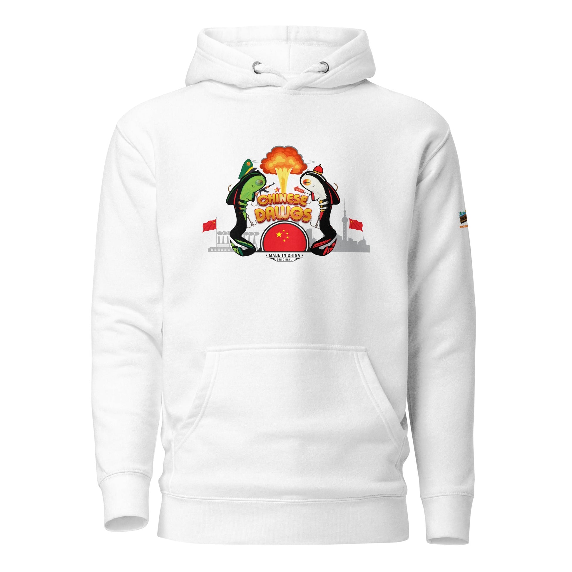Chinese Dawgs Hoodie White / S Hoodies