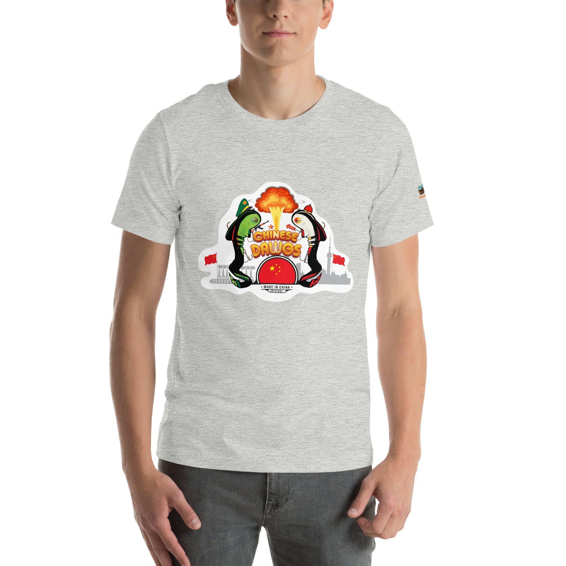 Chinese Dawgs Tee Athletic Heather / Xs T-Shirts