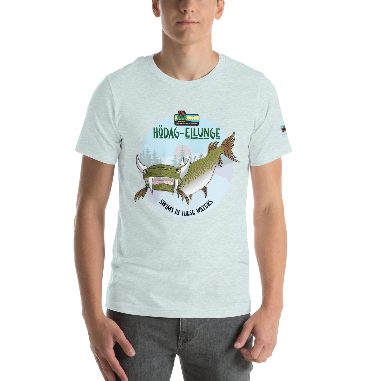 Hodag-Ellunge Heather Prism Ice Blue / Xs T-Shirts